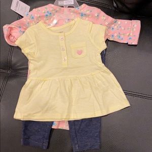Baby girl matching set. 6 months